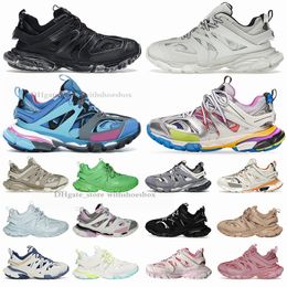 Designer schoenen Dames Heren runner schoen Track 3 3.0 Sneakers Luxe Trainers Triple Zwart Wit Roze Blauw Oranje Ye Dde sneaker track2 Dikke Outdoor joggingschoenen 35-45