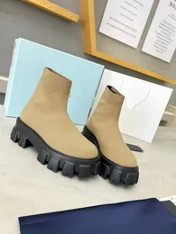 Chaussures designer Femmes Boots Slick Boots Platform Sneakers Boot de la cheville Triple Black Blanc Blue 0908