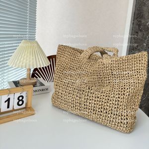 designer boodschappentas handtassen vrouwen de tassen stro Schoudertassen strand Weven Raffia luxe geweven tas winkelen portemonnees dame grote capaciteit