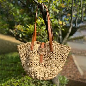 Designer Shopping cross body Rive Gauche Mujer gran capacidad tote basket Underarm bag equipaje Bolsas de playa Hombro tejido bolso hombres Soft Toiletry Kits embrague de lino