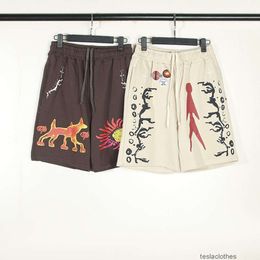 Designer Short Fashion Vêtements décontractés Shorts de plage American High Street Travi Scotts Cactus Jack Hip Hop Shorts de sport décontractés pour hommes et femmes unisexe