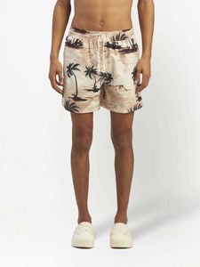 Designer korte broeken Mode Vrijetijdskleding Palmes Angels Zomer PA Tree Island Full Print Shorts Arme casual strandbroeken Zwemmen Koppels Joggers Strandsportkleding