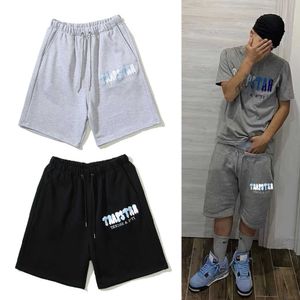 Designer Short Fashion Casual Clothing Trendy Trapstar Rainbow Scarf Brodé Casual Shorts Capris Summer Unisex Loose Casual Couples Joggers Sportswear