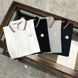 Ontwerper Polo shirt met korte mouwen voor mannen en vrouwen, geborduurd shirt met korte mouwen voor borstmerk, sport- en vrijetijdsshirt, zakelijk shirt