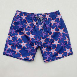 Pantalones de playa para hombres de la marca Vilebre Shorts para hombres Vilebrequin pantalones de natación con malla de malla interna
