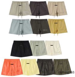 Shorts de créateurs vêtements essen shorts unisexes coton mode sport short street style marée sur le genou FOG essent shorts hommes et femmes Beachwear