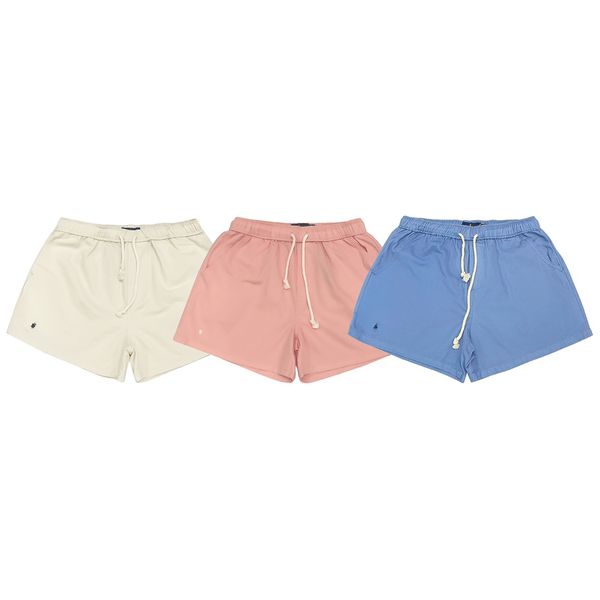 Shorts de créateurs brodés cheval de guerre petite étiquette pantalon trois-quarts couleur unie simple été hommes et femmes polo sport shorts décontractés