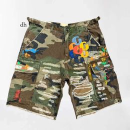 Designer Shorts Men Jeans Femmes Pantalons pour hommes Unisexe Camouflage Cargo Spring Summer Casual brodery Patch 4D
