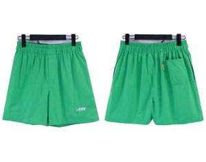 designer shorts heren shorts strand shorts zomer mode sport shorts dames heren shorts trekkoord broek groene kleur Amerikaanse maat: S-XL