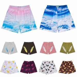 Designer shorts heren mesh zwem shorts dames basketbal korte broek hardlopen wolken top los fit sport m-3xl