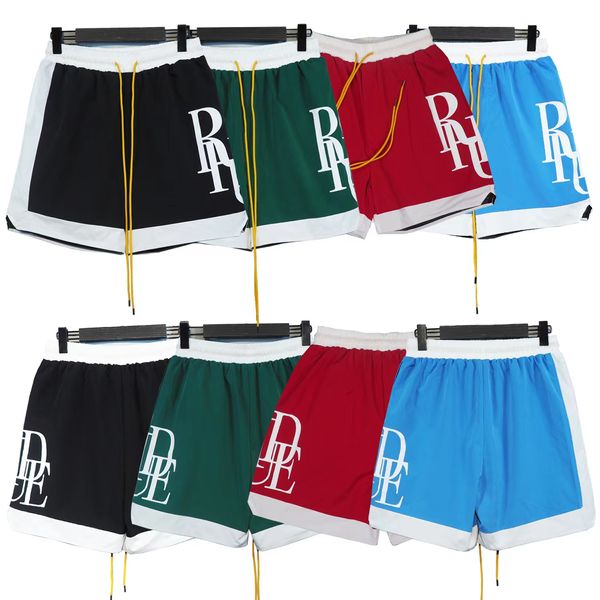 Pantalones cortos de diseñador Pantalones cortos para hombre Moda de verano Pantalones cortos de gimnasio de playa Calle de alta calidad Negro rojo azul Pantalones cortos de baño marrones Pantalones cortos para hombres Tamaño asiático S-XL