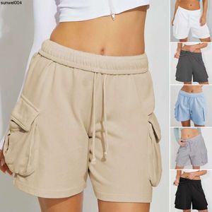 Shorts de créateurs Nouveaux styles d'explosions à lacets Shorts amples réglables pour femmes Pantalons en coton de poche Casual