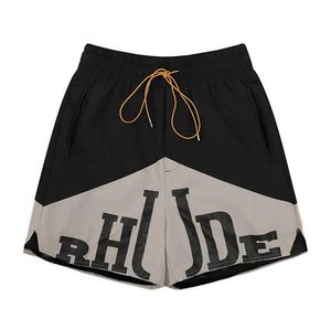 designer shorts rhude shorts Ontwerpers Heren Basketbal Korte zomermode strandbroek mannen hoge kwaliteit streetwear broek heren korte maat: S-XL