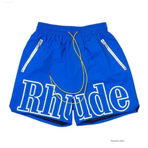 Shorts de créateurs Rhude Shorts Summer Fashion Pantalons de plage Hommes de haute qualité Rhude Street Wear Rouge Bleu Noir Pantalon Violet Hommes Marque Court 2257