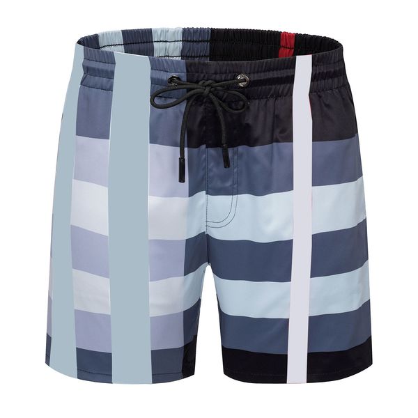 shorts de designer shorts de bain luxe hommes court sport été décontracté streetwear séchage rapide maillot de bain à carreaux rayé imprimé plage resort shorts de plage M-3XL BUR