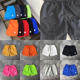 Designer shorts zwem shorts shorts shorts voor mannen sport het Franse merk heren logo shorts drawstring taille rugzak waterdichte snel drogende mannen