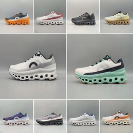 Designer Shose Casual Running Shoes Cloud 5 Cloud x3 Cloudmonste Men Women Sneakers Black White Clouds Cross Aloe Storm Blue Blue Lace-Up Mesh Trainers Taille 36-45