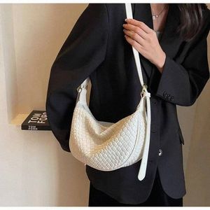 Designer Shoudler Bag Women Zipper Sluiting Weef onderarm Crossbody Purse Handtassen Tote 2126#