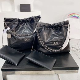 Sac à bandoulière de créateur 22 sac crossbody body black fourre-tout noir