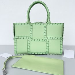Bolsa de hombro de diseñador 30 cm Bolsa de lujo 10a Mezcle de calidad Tople Bag Intrecio Bag Lambskin Bag Women Bolse compuesto con caja B94V