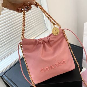 Sac à bandoulière de designer Sacs luxueux à bandoulière Le sac fourre-tout Nouveau SS Mini Sac à ordures Poche en métal Pièces de monnaie Sac à seau d'eau Sacs à main Designer Femme Sac à main Sac de messager