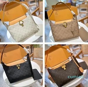 Designer schoudertas Nooit luxe volledige Hobo handtas Dames 2 stuks set Crossbody hobo tas Hoge kwaliteit reliëf leer Dame Shopper portemonnee Dhgate rugzak