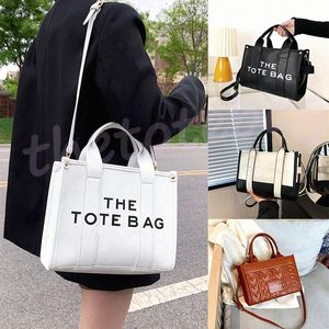 MJ The Tote Bag Bolso de hombro de lona de diseñador de alta calidad para mujer, bolso de compras negro de gran capacidad, bolsos de cuero genuino, bolsos medianos, bolsos cruzados