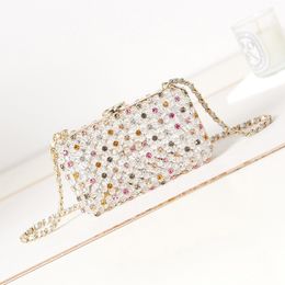 Sac à bandoulière design perles sac de soirée 17 cm sac à bandoulière de luxe sac à chaîne haute Imitation avec boîte ZC136