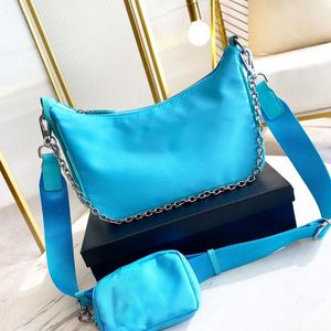 Bolso de hombro de diseñador estilo bolso cruzado cadena de hombro axila bolso de cadena de cuero bolso de mujer billetera pequeña mochila billetera de reposabrazos de lujo