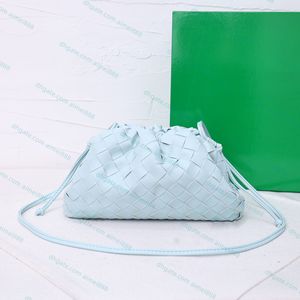 Sac à bandoulière en cuir de créateur Diamond Lattice Chain Sac à main Fourre-tout pour femme Plaine Sacs à main à bandoulière designer Tricot mode doux Sac Cloud