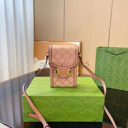 Designer schoudertas Dames schoudertas Designer tassen voor mobiele telefoons Beauty Crossbody Tas Luxe zak Gletter bedrukte roze kleur Messenger Bag Mini portemonnee