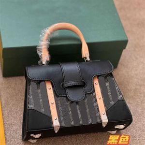 Bolsos de hombro de diseñador Bolsa Sac Saigon Mini bolsos de cuero Bolsos de moda Bolsas de embalaje de regalo Bolsas de silla de montar Bolsa de mensajero de lujo de calidad 5A Go Yard Bag