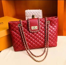 Designer schoudertassen Casual Diamond Lattice handtassen voor dames Zachte leren tas Boodschappentas met grote capaciteit Cross Body Schoudertassen met panelen dicky0750 HBP