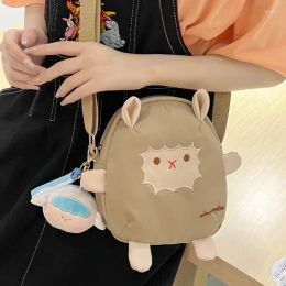 Sacs à bandoulière de styliste en Nylon, sac de mouton de dessin animé mignon pour femmes 2024 INS japonais polyvalent un Mobile pour filles