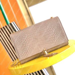 Designer schoudertassen Kwastje handtas Alligator vrouwen crossbody chain bag clutch kate flap Leer Luxe handtassen Satchel messenger kaarthouder portemonnee dicky0750