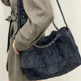 Sacs à bandoulière design grande capacité pour femmes, sac à bandoulière Vintage, sac de Shopping en Denim 42x34cm 26669