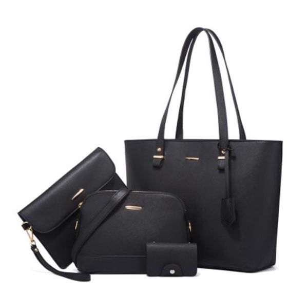 Bolsos de hombro de diseñador Bolsos de moda para mujer Bolso de mano con forma de color sólido Piel de becerro negra Clásicos Piel de cocodrilo diagonal Bolso sobre elegante Bolso para madre e hijo