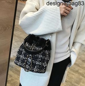 Designer- Schoudertas Dames Handtas Portemonnees Tas met trekkoord Messenger Modetassen Doek Emmer Crossbody