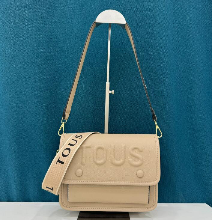 Дизайнерская сумка через плечо, женская сумка, модная сумка, роскошная сумка, сумка TOUS, сумка-мессенджер, кожаный кошелек с буквенным принтом