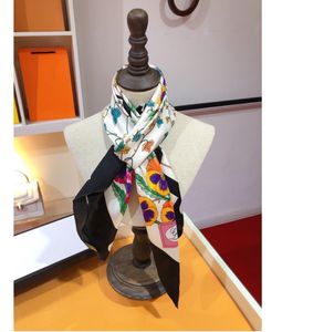 Designer Silk Scarf Mens Luxe sjaal Dames Vier seizoen sjaalsbrief Letter Sjailves maat 90*180 cm