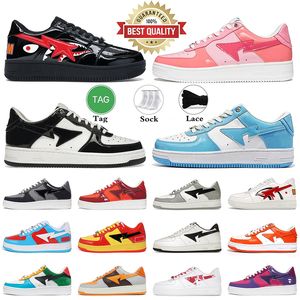 Designer Sk8 Sta Casual Chaussures Us 12 Abc Camo Shark Noir Blanc Bleu Vert Rouge Gris Orange Cuir Verni Jjjjound Hommes Femmes Baskets Sport Baskets Taille 36-45