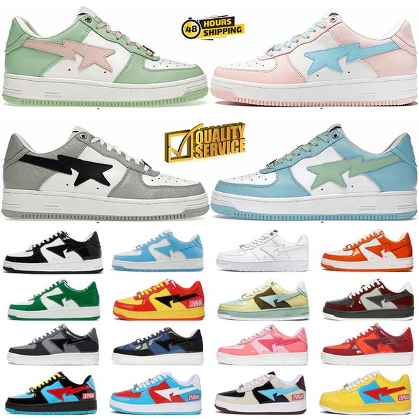 Designer SK8 Sta Chaussures de course Chaussures décontractées Classic Camo Noir Blanc Vert Rouge Orange Camo Baskets Hommes Femmes Formation Marque Athleisure Chaussures