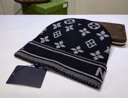 Designer Skull Caps Fashion Stippled Knitted Beanie Cap Bonne Texture Cool Hat pour Homme Femme Haute qualité 5561