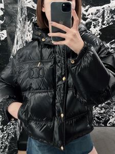 Designer manches amovibles femmes courtes vestes d'hiver Parka broderie lettre vêtements d'extérieur à capuche de haute qualité gilet Downs SML