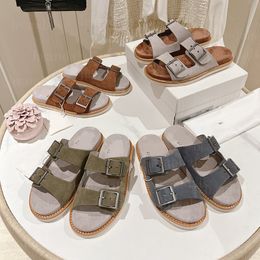 Designer Sliders Clog Mule Sandale Chaussures décontractées SALEDE SANDALE LUXURY