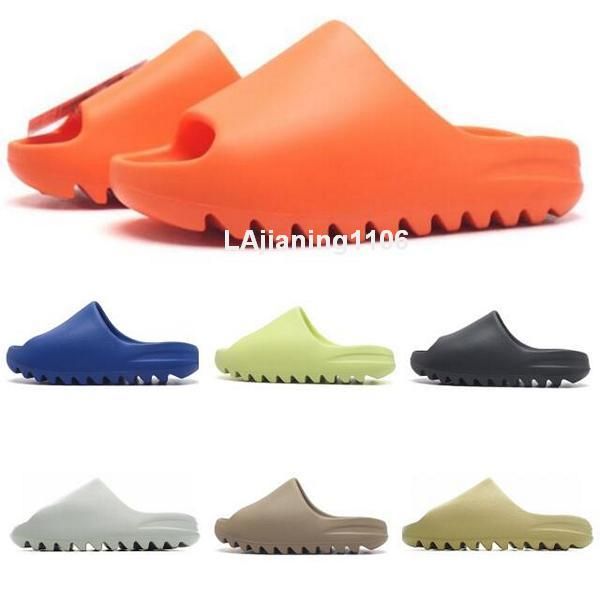 Diseñador Sliders Man Woman Slippper Foam Plataforma de verano Plataforma de verano House de almohada de piscina Orange 2024 Hombres Mujeres Sandalias de tobogán de moda al aire libre Tamaño 36 - 47