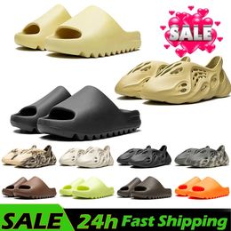 Designer slippers voor heren pantoffels onyx Bone Azure Flax Pure restock paar Oker gloed groen Hars Roet zwarte Core damessandalen heren stevige slide klassiekers slipper sandaal