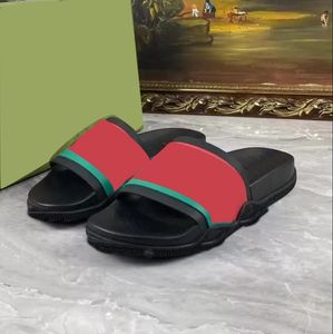 Designer Slides Mannen Vrouwen Slippers Bloemen Afdrukken Lederen Platform Schoenen Rubberen Sandaal Merk Zomer Bloeit Sandalen met Originele Doos