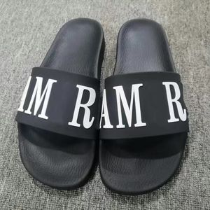 Designer Slides Heren Slippers Tas bloei bloemen afdrukken leer Web Zwarte schoenen Mode luxe zomersandalen strandglijbaan