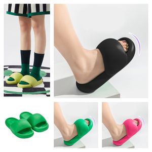 Designer Slides Mens dames slippers met zwarte bloemen bloemen groene bloemen schoenen mode luxe zomer sandalen strand sneakers